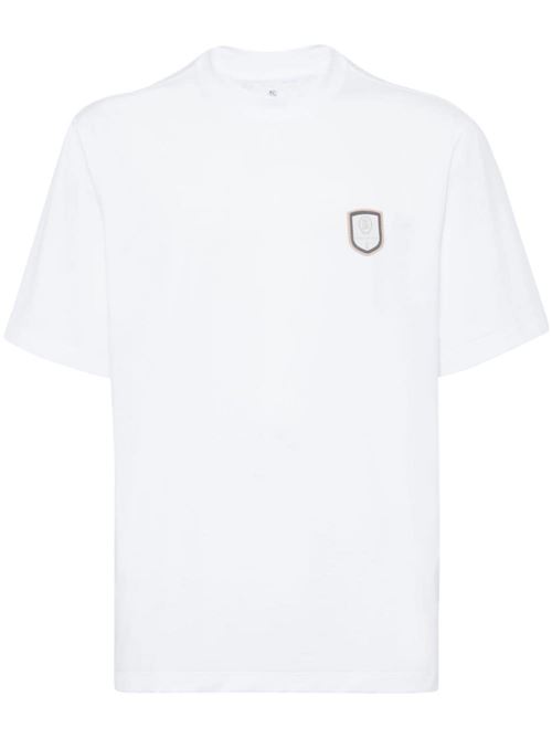 White jersey texture t-shirt Brunello Cucinelli | MW8571383TCJW12